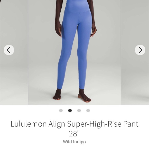 lululemon athletica Pants - Lululemon Align High-Rise Pant 28" Wild Indigo SZ 6